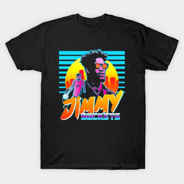 Jimmy Buckets Retro T-Shirt by QueerQuirks